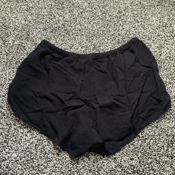 Black Viscose Shorts - Picture 3 of 6